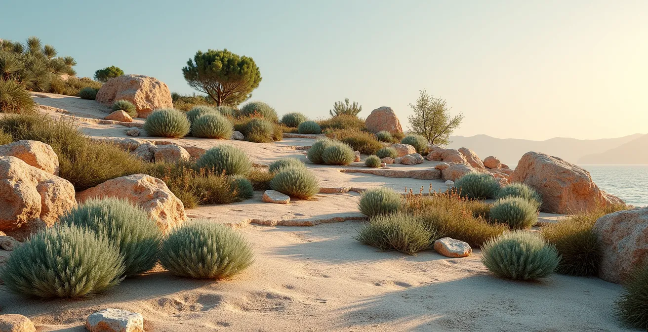 Mapa visual de los diferentes pisos bioclimáticos de España con ejemplos de flora característica